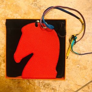 Hermes Sarmacande Horse Bag Charms duo tone